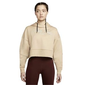 New🌿 Nike Cropped Oversized Fit Training Hoodie